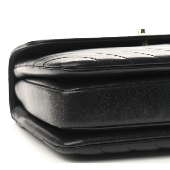 CHANEL Lambskin Chevron Trendy CC Flap Bag - Picture 8 of 9